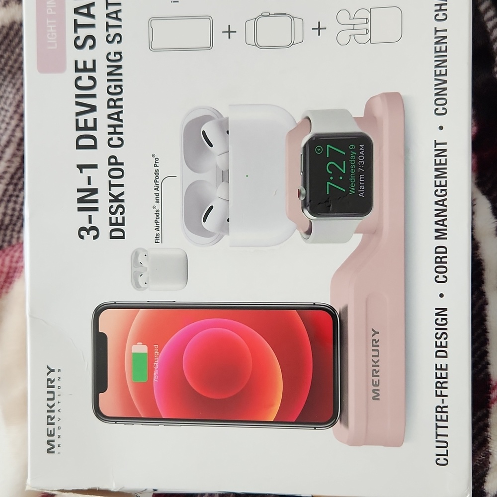 3-in1 device stand charging station